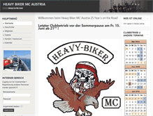 Tablet Screenshot of heavy-biker-mc.com